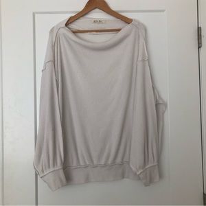 Free People Oversized Sweatshirt